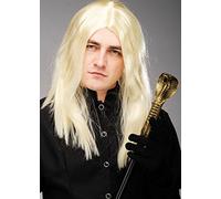 Magic Box Mens Long Blonde Lucius Malfoy Style Wig