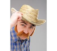 Magic Box Mens Western Straw Cowboy Hat