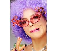 Magic Box Pink Sparkle Dame Edna Style Fabulous Glasses