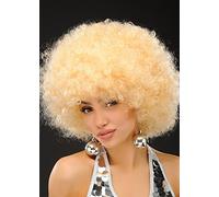 Magic Box Womens 1970s Blonde Mega Afro Wig
