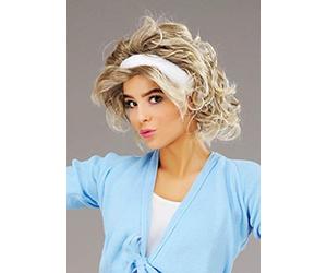Magic Box Womens 1980s Olivia Newton John Style Blonde Wig