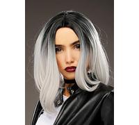 Magic Box Womens Bride of Chucky Style Black and White Wig