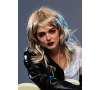 Magic Box Womens Courtney Love Style Blonde Grunge Wig