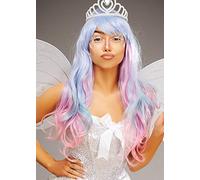 Magic Box Womens Deluxe Pastel Rainbow Fairy Princess Wig