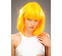Magic Box Womens Fifth Element Style Neon Orange Leeloo Wig