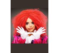 Magic Box Womens Halloween Red Crimped Killer Clown Wig