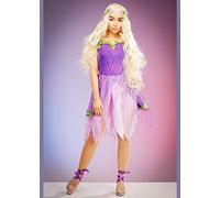 Magic Box Womens Petite Size Rapunzel Style Fairy Princess Costume