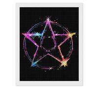 Magic Bright Pentagram Diamond Painting Kits for Adults Full Square Drill Diamond Art 16"x20"