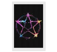 Magic Bright Pentagram Diamond Painting Kits for Adults Full Square Drill Diamond Art 8"x12"