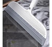 Magic Broom Floor Squeegee Pet Hair Remover, Silicone Squeegee Broom for Floor, 51.77" Long Handle for Carpet, Bathroom Tile, Hardwood, Fur,Garage, Liquid Spills, Fine Dust