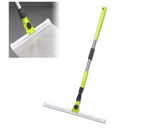 Magic Broom Squeegee, with 51 Long Handle Rubber Broom for Pet Hair Hardwood Floor, Air Broom and Dustpan as Seen on Tv Cleans Glass,Fine Dust,Hair,Liquids,Large:50×130cm