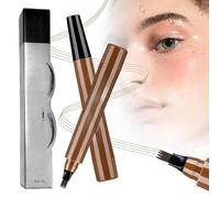 Magic Brow Pencil, Waterproof Microblading Eyebrow Pencil, 3D Eyebrow Gel, Creates Natural Brow Shape, 24-Hour Smudge-Proof