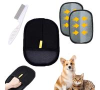 Magic Brush Pet Hair, Pet Hair Removal Glove, The Magic Brush Pet Hair For Dogs & Cats, Bed, Carpet, Clothes and Sofa, Large Thickened (2pcs)