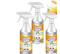 Magic Brush Pro Cleaner, All Purpose Cleaner Spray, Breaks Down the Toughest Oil, Gentle Yet Effective Formula, Gentle on Your Hands Smelling Fresh, Kitchens, Countertop, Range Hoods, Ovens (#3pcs)