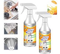Magic Brush Pro Cleaner, All Purpose Cleaner Spray, Breaks Down the Toughest Oil, Gentle Yet Effective Formula, Gentle on Your Hands Smelling Fresh, Kitchens, Countertop, Range Hoods, Ovens (#2pcs)