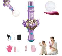 Magic Bubble Wand, Magic Smoke Bubble Machine, Portable Interactive Mist BubbleMachines, Automatic Mist Bubbles Blower, Rechargeable Bubbles Fog Wand for Outdoor Party & Interactive Play