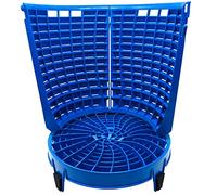 MAGIC BUCKET Scrub Wall 180 Degrees (2-Piece) in Blue with Dirt Lock Blue Made by The Detail Guardz - Car Wash Accessories