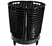 MAGIC BUCKET Scrub Wall 360 Degree (4 Pcs) in Black with Dirt Lock Black Made by The Detail Guardz - Accessories for Car Washing, Scrub Wall Black