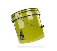 MAGIC BUCKET Wash Bucket for Car Hand Wash Khaki | 3.5 US GALLONEN Approx. 13 Litres | Compatible with Grit Guard, Detail Guardz Dirt Lock, Chemical Guys Dirt Trap, Gamma Lids Lid