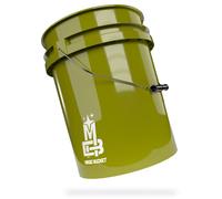 MAGIC BUCKET Wash Bucket for Car Hand Wash Khaki 5 US Gallons Approx. 20 Litres Compatible with Grit Guard, Detail Guardz Dirt Lock, Chemical Guys Dirt Trap, Gamma Lid