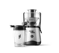 Nutribullet Magic Bullet Juicer 10 Pieces Set, Black, 470 ml, 400 W, Centrifugal Silicone & Stainless Steel, Compact Design, Dishwasher Safe