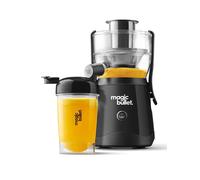nutribullet magic bullet Centrifugal Silicone & Stainless Steel Juicer in Black - 400W - 10-Piece Set - 470ml - Compact Design & Dishwasher Safe - Juice on-the-go in Two Simple Steps