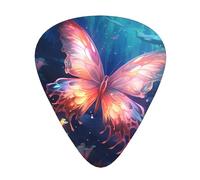 Magic Butterfly Guitar picks in thin, medium, and thick sizes, 12-piece set, suitable for electric guitar and various instruments