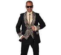 Magic by Freddy 50's Teddy Boy/Rock & Roll Black/Leopard (Medium 42/44")