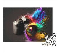 Magic Camera Jigsaw Puzzles 1000 Pieces for Adults Toys Games Puzzle Wood Jigsaw Puzzle for Kids Age 12 Years Up (size 75x50cm)