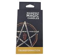 Magic Candles - 12 Black Candles for Manifestation - CANDLE - Modern, Round, All Season, 12 Wicks - Manifestation Rituals, Spiritual Practices - 12.0 count