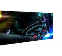 Magic Canvas Art - Spaceship Star Trek Space Cosmos Canvas Picture 1 Piece High Quality Art Print Modern Wall Pictures Wall Decoration Design Wall Picture Size: 40 x 30 cm