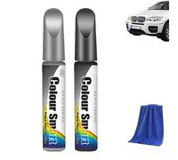 Magic Car Scratch Removal Repair Pen for All Cars,Weatherproof Touch up Paint Pen Auto Scratch Remover,Vehicles Scratch Pens Restorer for Dark Car,Restores Shine Conceals Scratches(Gray+Silver)
