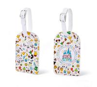 Magic Castle Baggage Tag Fairytales Luggage Case Tag Family Vacation Gift Cartoon Lover Gift (Happily Ever-tguk2)