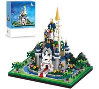 Magic Castle Building Blocks Set, 1165 PCS Mini Blocks Magic Castle Building Kits, Micro Architectural Bricks Model Toys, Collectible Architecture Decoration Gifts for Kids and Adults