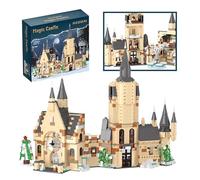Magic Castle Building Blocks Set - 1231PCS Fantasy Fortress Mini Bricks Kit, Medieval-Style Architecture Model, Home Decor, Street Cape, STEM Education Toy, for Movie Fans, Adult Kid