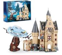Magic Castle Clock Tower Building Blocks Set, 1305 PCS Micro Magic Castle Tower Building Kits, Mini Architectural Model Toys, Collectible Architecture Decor Gifts for Kids and Adults