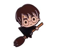 Magic Castle Moon Ghost Cartoon Enamel Brooch for Hoodie and Backpack, Normal, Non-precious metal