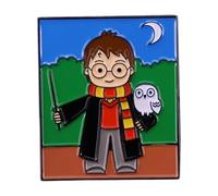 Magic Castle Moon Ghost Cartoon Enamel Brooch for Hoodie and Backpack, Normal, Non-precious metal
