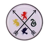 Magic Castle Moon Ghost Cartoon Enamel Brooch for Hoodie and Backpack, Normal, Non-precious metal