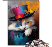 Magic Cat 1000 Piece Jigsaw Puzzles for Teenagers, Stress Reliever Difficult Challenge for Home Decoration for 14+ (26x38cm)