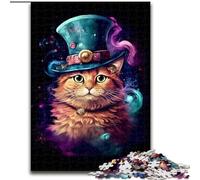 Magic Cat 1000 Pieces Jigsaw Puzzle For Adults Teens, Challenging Game And Family Play Educational Game for Birthday, Chrismas (50x75cm)