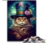 Magic Cat 1000 Pieces Jigsaw Puzzles For Teens And Adults, Pattern Assembly Fun at Home Activities, Birthday Present,Travel Gifts (50x75cm)
