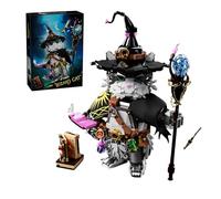 Magic Cat Building Blocks Set, 1458 PCS Creative Kitten Wizard Model with Wand, Spell Book, Accessories Magical Series Animal Building Bricks Kit, Gifts for Adult Fantasy Enthusiasts and Movie Fans