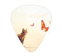 Magic Cat Guitar picks in thin, medium, and thick sizes, 12-piece set, suitable for electric guitar and various instruments