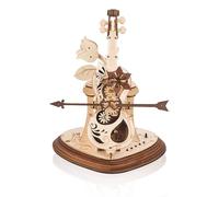Magic Cello Music Box 3D Wooden Puzzle,Mechanical Gear Model Building Construction Craft Kits,Home Desk Decoration Gift for Teens and Adults
