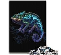 Magic Chameleon 1000 Piece Jigsaw Puzzles for Teenagers Gifts,Challenging Game Gifts for Is Ideal As A Gift for The Whole Family (38X52cm)