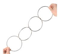 Magic Chinese Connecting Rings - Magic Trick & Learning Set | Chinese Connecting Rings Story, Instructions & Magic Secrets for Magicians