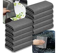 Magic Cleaning Cloths for Glass, Thickened Magic Cleaning Cloth-5/10PCS Reusable Microfiber Rags for Window, Mirror, Car, Stainless Steel - Streak Free, Lint Free, Super Absorbent(10pcs)