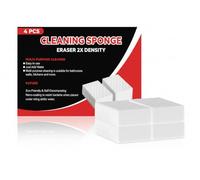 Magic Cleaning Sponges - 2X Density Melamine Foam Erasers, Long-Lasting & Extra Durable for Kitchen, Bathroom, & Wall Cleaning - Heavy Duty Sponges for Stubborn Stains (PACK OF 4)