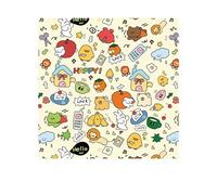 Magic Cloth Makeup Bag Portable Self-Adhesive Makeup Bag | Lay-Flat Design | Hands-Free & Travel-Friendly | for Desk & On-The-Go(Color 1,55 x 55cm)